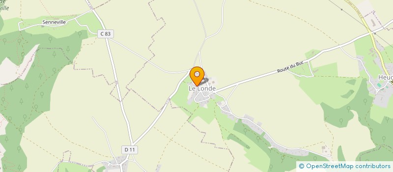 localisation de l'entreprise MADAME JEANNICK TOUANEL  HEUQUEVILLE