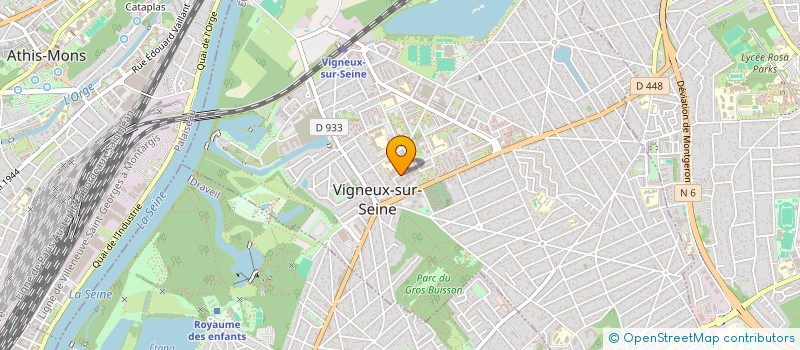 localisation de l'entreprise MADAME JEANNIE ATIPO NGAPI  VIGNEUX-SUR-SEINE