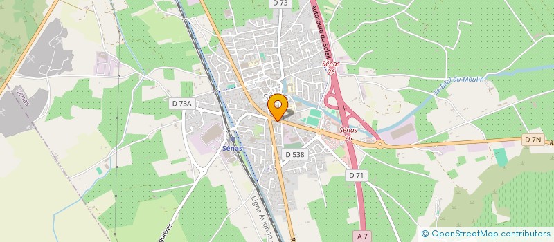 localisation de l'entreprise MADAME JEANNIE CHORDA  SENAS