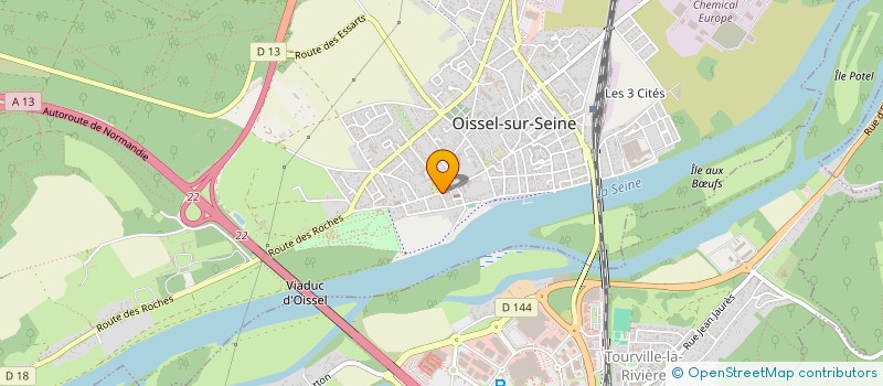 localisation de l'entreprise MADAME JEANNIE FIROUL à OISSEL