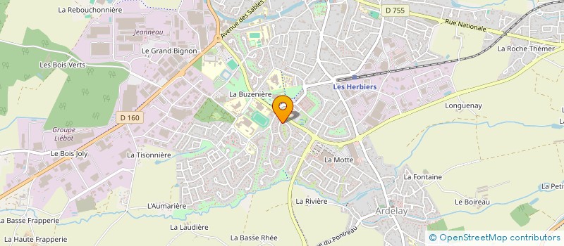 localisation de l'entreprise MADAME JEANNIE GOURRAUD  FOUESNANT