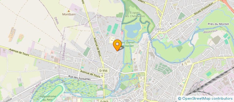 localisation de l'entreprise MADAME JEANNINE ABRIOUX à CHATEAUROUX