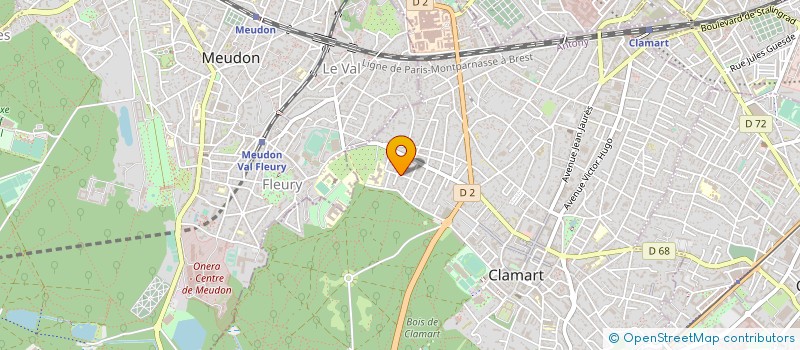 localisation de l'entreprise MADAME JEANNINE ACHNAMIAN à CLAMART