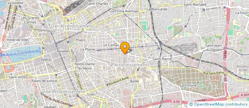 localisation de l'entreprise MADAME JEANNINE AGLIETTI à MARSEILLE