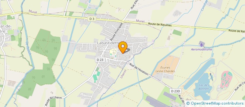 localisation de l'entreprise MADAME JEANNINE AHOU  LABASTIDETTE