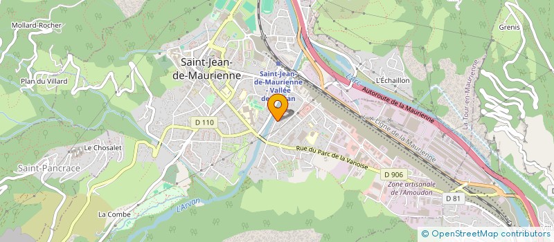 localisation de l'entreprise MADAME JEANNINE ALU  SAINT-JEAN-DE-MAURIENNE