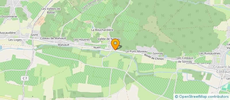 localisation de l'entreprise MADAME JEANNINE ANDRIEU  CHINON