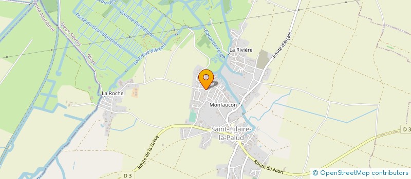 localisation de l'entreprise MADAME JEANNINE AUDOUIT  SAINT-HILAIRE-LA-PALUD