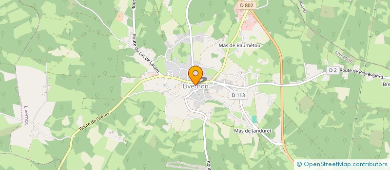 localisation de l'entreprise MADAME JEANNINE BALDY à REYREVIGNES