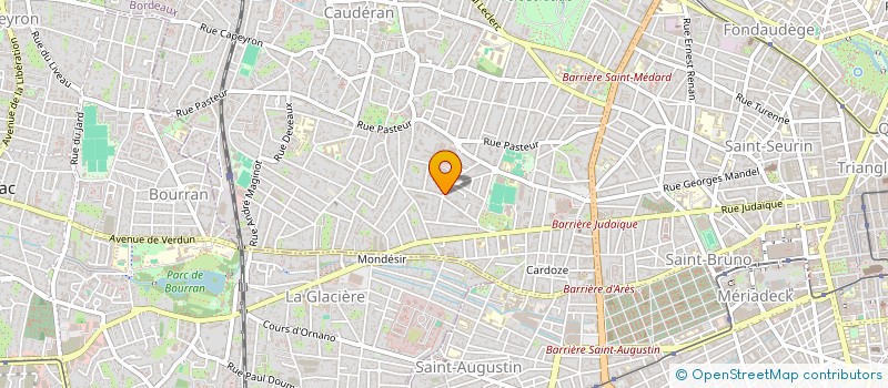 localisation de l'entreprise MADAME JEANNINE BARBERIE  BORDEAUX