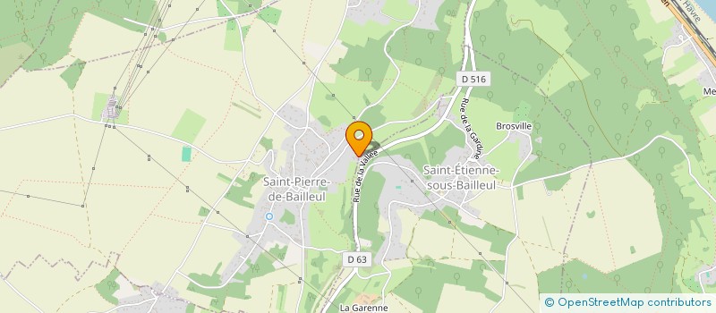 localisation de l'entreprise MADAME JEANNINE BARDYN à ST-PIERRE-DE-BAILLEUL