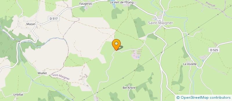 localisation de l'entreprise MADAME JEANNINE BARRIER  SAINT-MAIGNER