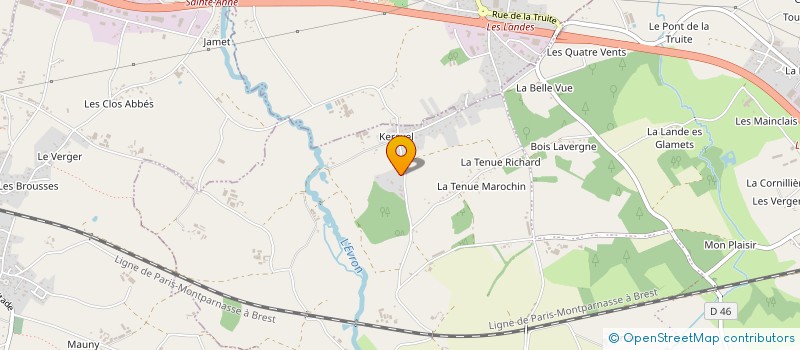 localisation de l'entreprise MADAME JEANNINE BAUDET à LAMBALLE-ARMOR