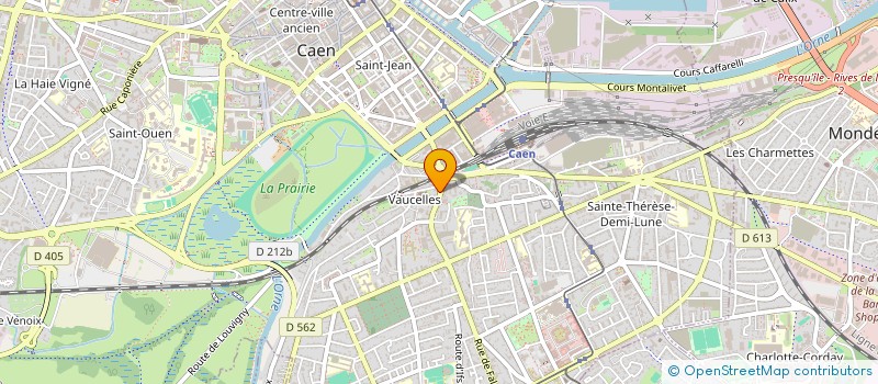 localisation de l'entreprise MADAME JEANNINE BELLIARD à CAEN