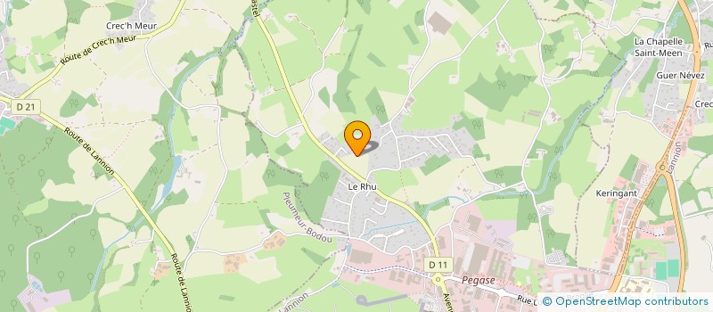 localisation de l'entreprise MADAME JEANNINE BENEY  LANNION