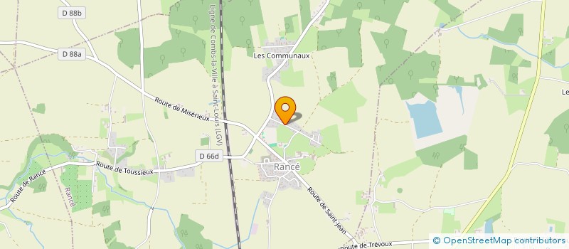 localisation de l'entreprise MADAME JEANNINE BERNARD  RANCE