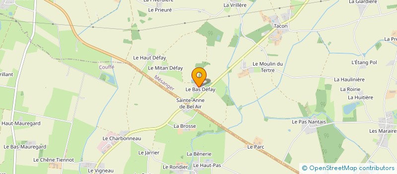 localisation de l'entreprise MADAME JEANNINE BERTHELOT  MESANGER