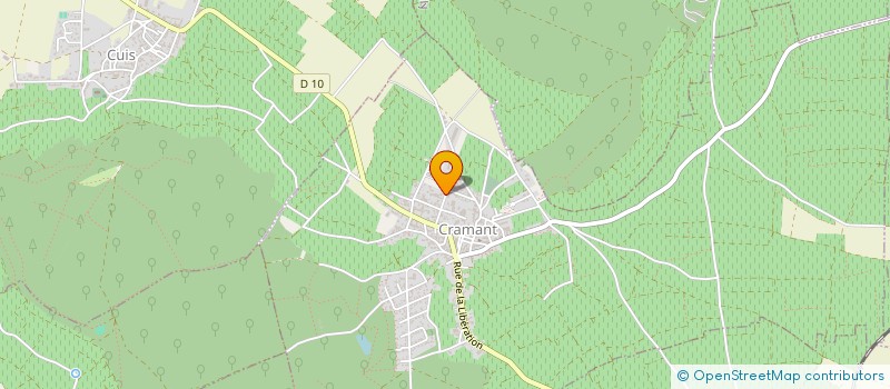 localisation de l'entreprise MADAME JEANNINE BON  CRAMANT