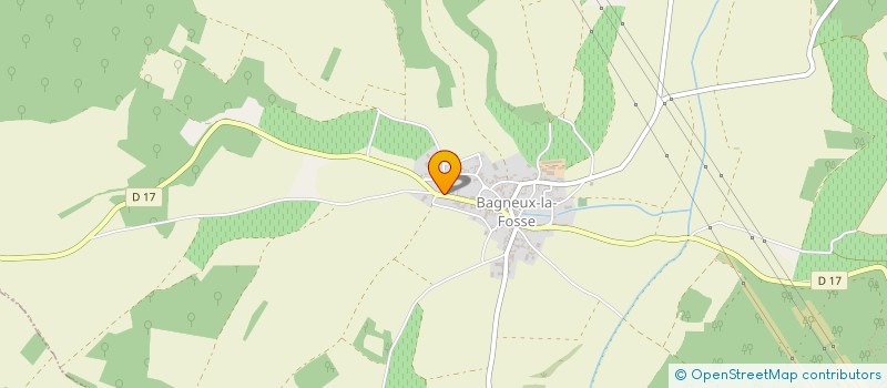 localisation de l'entreprise MADAME JEANNINE BONIN à BAGNEUX-LA-FOSSE