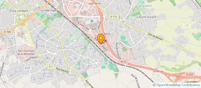 localisation de l'entreprise MADAME JEANNINE BOUGEARD à TREGUEUX