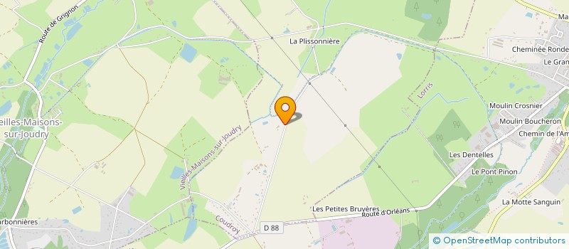 localisation de l'entreprise MADAME JEANNINE BOURGEOIS  MONTEREAU