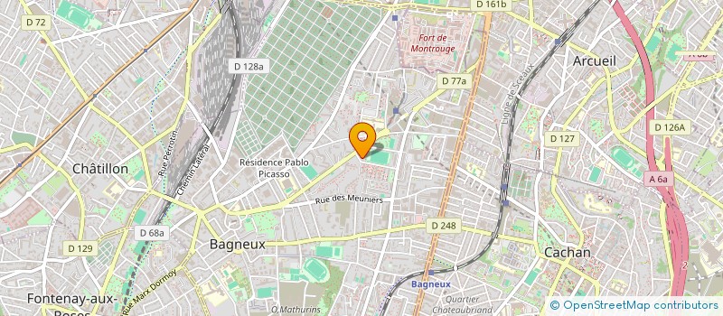 localisation de l'entreprise MADAME JEANNINE BOYER à BAGNEUX