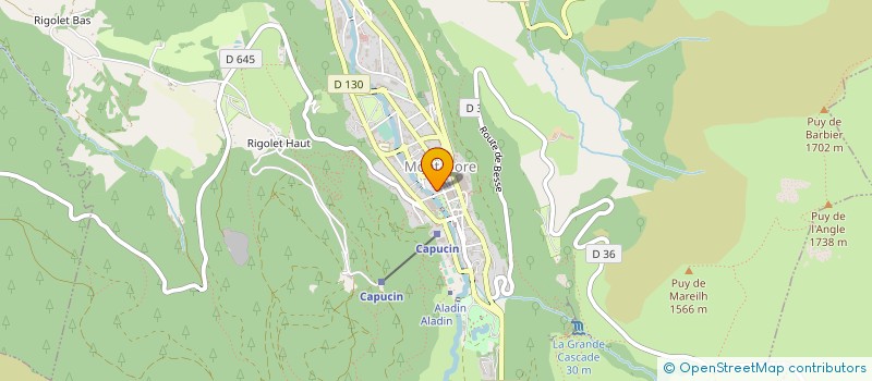 localisation de l'entreprise MADAME JEANNINE BREGLER à MONT-DORE