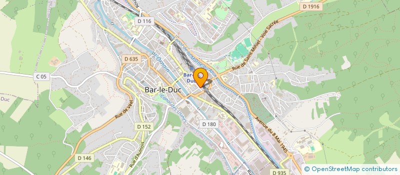 localisation de l'entreprise MADAME JEANNINE BRIE  BAR-LE-DUC
