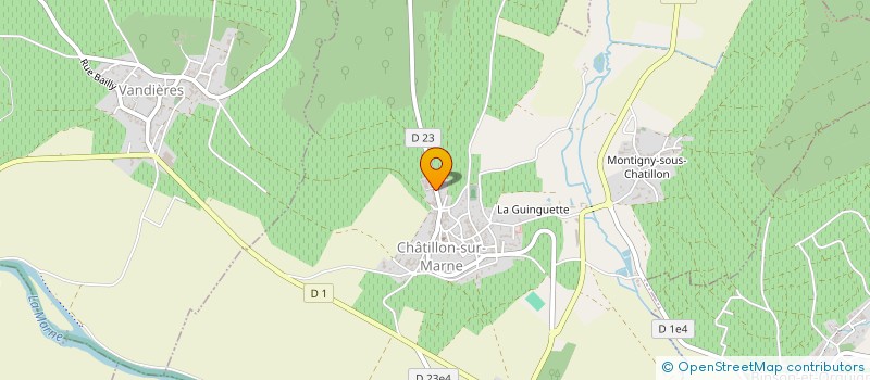 localisation de l'entreprise MADAME JEANNINE BRUNEAUX à CHATILLON-SUR-MARNE