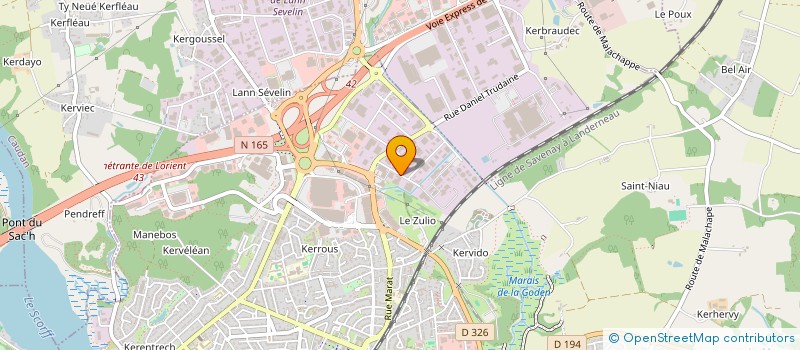 localisation de l'entreprise MADAME JEANNINE BULEON  LANESTER