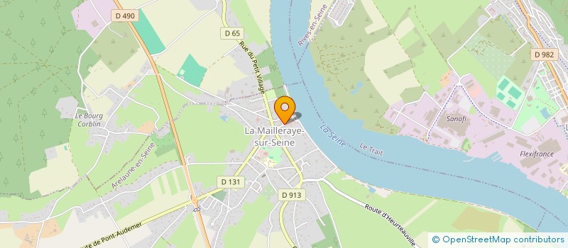 localisation de l'entreprise MADAME JEANNINE CARPENTIER à ARELAUNE-EN-SEINE