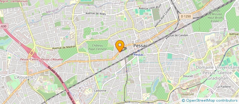 localisation de l'entreprise MADAME JEANNINE CESSATEUR  PESSAC