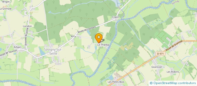 localisation de l'entreprise MADAME JEANNINE CHATELET à SAVIGNY-SUR-SEILLE