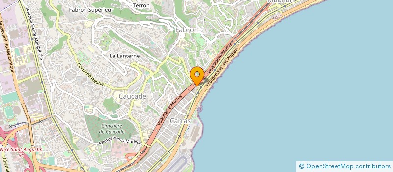localisation de l'entreprise MADAME JEANNINE CHIABAUT à NICE