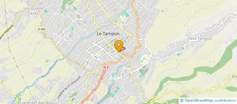 localisation de l'entreprise MADAME JEANNINE CHOLTIS à LE TAMPON