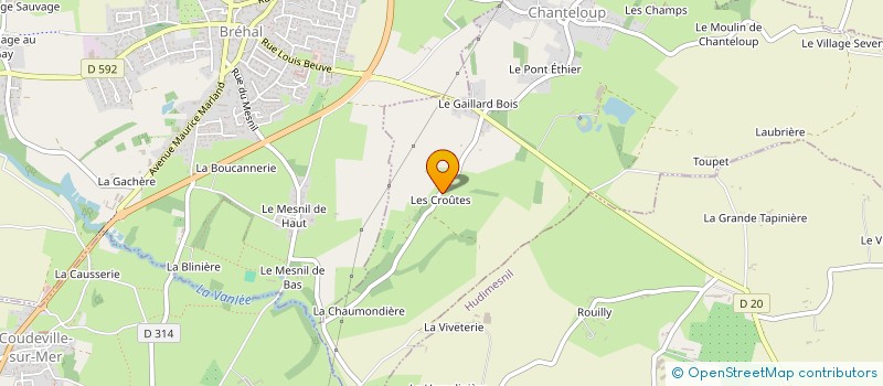 localisation de l'entreprise MADAME JEANNINE CLEMENT  CHANTELOUP