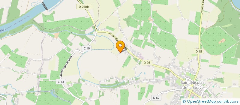 localisation de l'entreprise MADAME JEANNINE CODATO  SAINT-NICOLAS-DE-LA-GRAVE