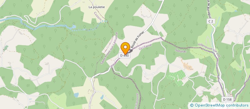 localisation de l'entreprise MADAME JEANNINE COMBROUZE  SAINT-FRONT-SUR-LEMANCE