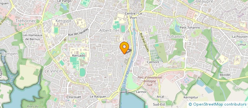 localisation de l'entreprise MADAME JEANNINE CORLAY à VANNES