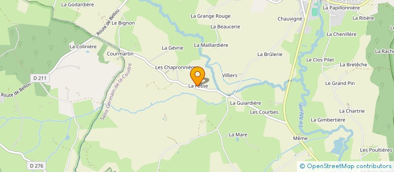 localisation de l'entreprise MADAME JEANNINE COTTEREAU à SAINT-GERMAIN-DE-LA-COUDRE