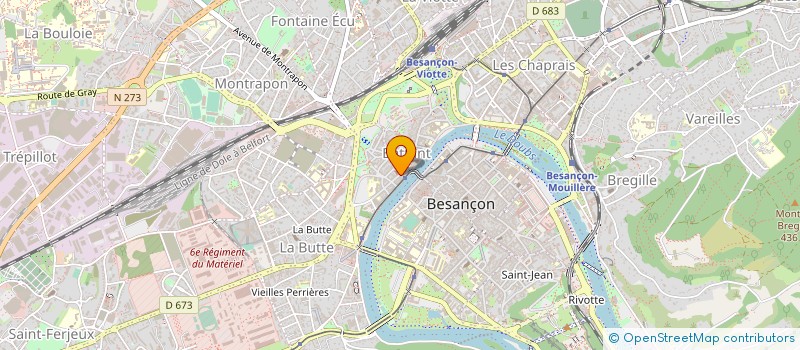 localisation de l'entreprise MADAME JEANNINE COULON à BESANCON