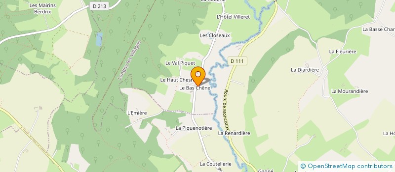 localisation de l'entreprise MADAME JEANNINE COURTOIS à LONGNY LES VILLAGES