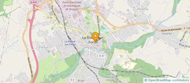 localisation de l'entreprise MADAME JEANNINE CURT  LA ROCHE-SUR-FORON