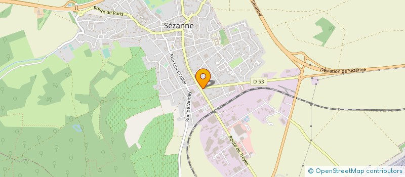 localisation de l'entreprise MADAME JEANNINE DANTON  SEZANNE