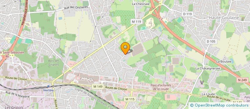 localisation de l'entreprise MADAME JEANNINE DE VILLEFRANCHE  BASSE-GOULAINE