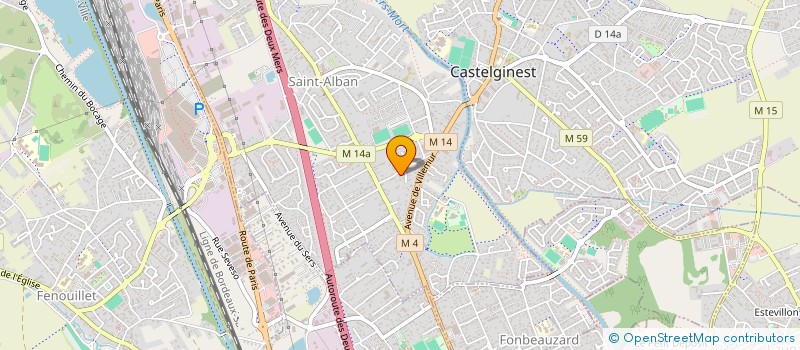 localisation de l'entreprise MADAME JEANNINE DELDEBAT  SAINT-ALBAN