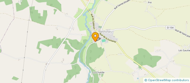 localisation de l'entreprise MADAME JEANNINE DENGREVILLE  BETHINES