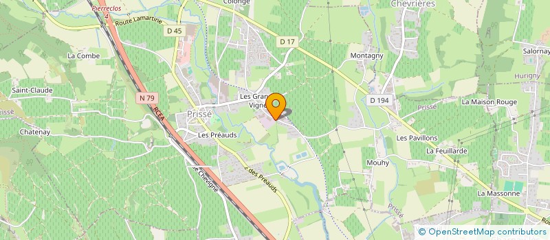 localisation de l'entreprise MADAME JEANNINE DENONFOUX à PRISSE