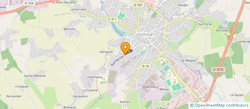 localisation de l'entreprise MADAME JEANNINE DUAULT à LOCMINE