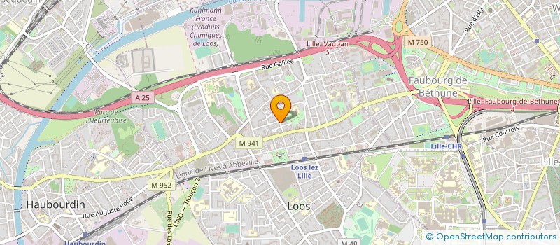 localisation de l'entreprise MADAME JEANNINE DUCHATEAU  LOOS